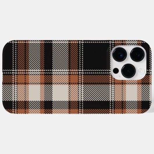 Autumn Hues Plaid Case-Mate iPhone Case (Achterkant (horizontaal))