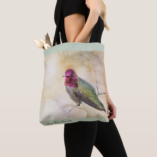 Autumn Hummer Canvas tas (Dichtbij)