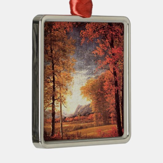 Autumn in America, Oneida County, New York, Metalen Ornament (Rechts)