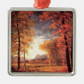 Autumn in America, Oneida County, New York, Metalen Ornament (Voorkant)