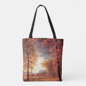 Autumn in America, Oneida County, New York, Tote Bag (Achterkant)