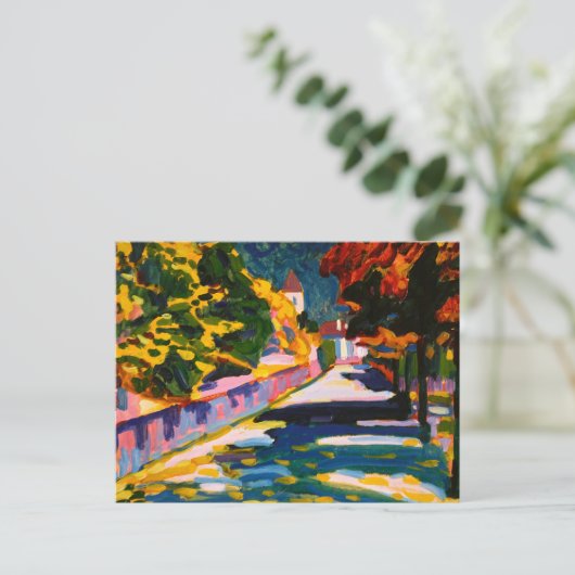 Autumn in Beieren, 1908, door Wassily Kandinsky Briefkaart (Staand voorkant)