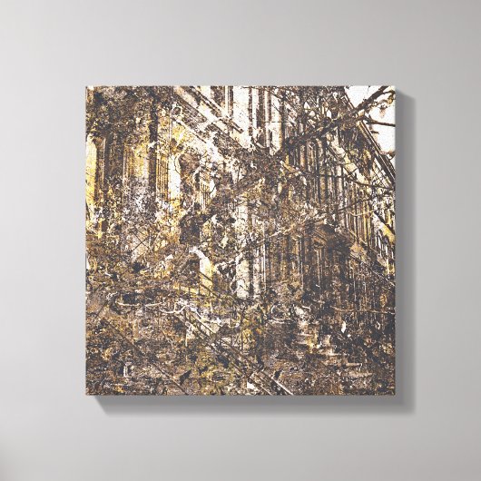 Autumn in Brooklyn Canvas Afdruk (Voorkant)
