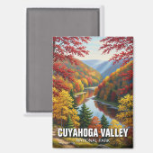 Autumn in Cuyahoga Valley National Park Ohio Magneet (Voorkant / Achterkant)