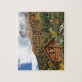 Autumn in de Alpen, Haute-Savoie, Franse Alpen Legpuzzel (Verticaal)