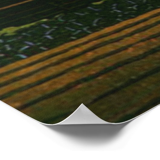 Autumn in Funatsu Mt Fuji Kawase Hasui 1953 Poster (Hoek)