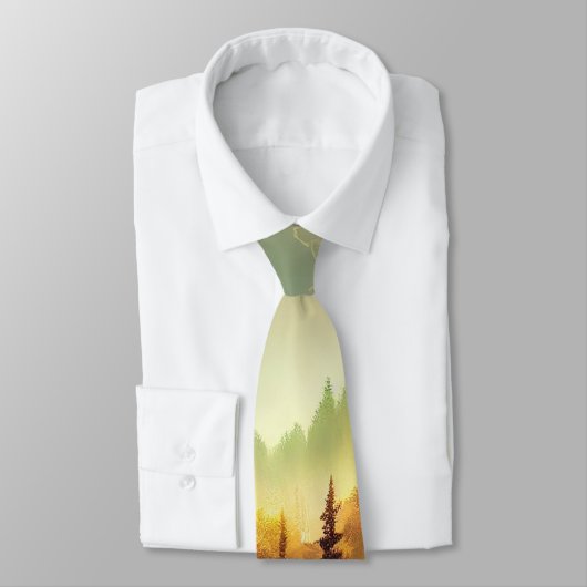 Autumn in het landschap van de bergen stropdas (Gebonden)