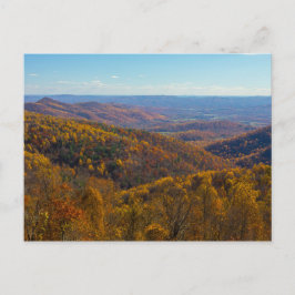 Autumn in het natuurpark Shenandoah, Virginia Briefkaart
