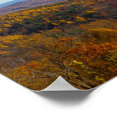 Autumn in het natuurpark Shenandoah, Virginia Poster (Hoek)