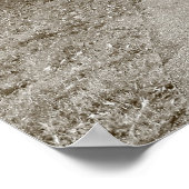 Autumn in het park - Sepia Toned BW Poster (Hoek)