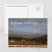 Autumn in Hollister, Californië Briefkaart (Voorkant / Achterkant)
