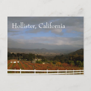 Autumn in Hollister, Californië Briefkaart