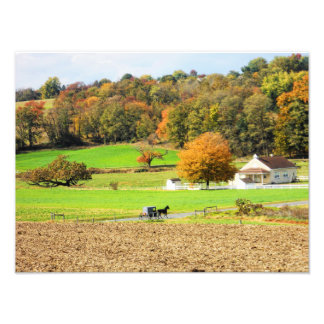 Autumn in Lancaster County, PA Foto Afdruk