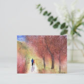 AUTUMN IN MONTREAL, BRIEFKAART (Staand voorkant)