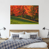 Autumn in New England Gallery Wrap Canvas Afdruk (Insitu (Slaapkamer))