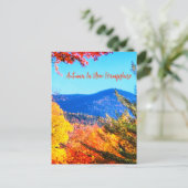 Autumn in New Hampshire Briefkaart (Staand voorkant)