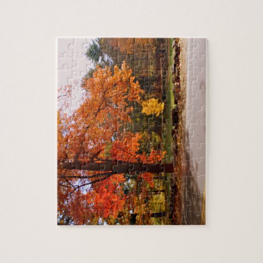 AUTUMN IN NIEUW ENGELAND LEGPUZZEL (Verticaal)