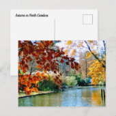 Autumn in North Carolina Briefkaart (Voorkant / Achterkant)