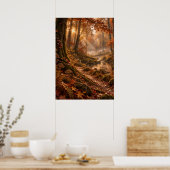 Autumn in the Fourfold Forest Poster (Keuken)