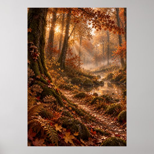 Autumn in the Fourfold Forest Poster (Voorkant)