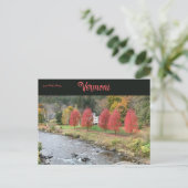 Autumn in Vermont Briefkaart (Staand voorkant)