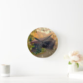 Autumn in Vermont Covered Bridge Wall Clock Ronde Klok (Huis)