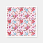 Autumn Inspired Rozen Pattern Print servetten (Voorkant)