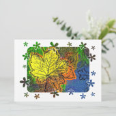 AUTUMN-INVITATIE (Staand voorkant)