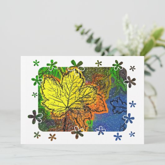 AUTUMN-INVITATIE (Staand voorkant)