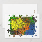 AUTUMN-INVITATIE (Voorkant / Achterkant)