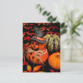 Autumn Jack-O-Lantern Briefkaart (Staand voorkant)