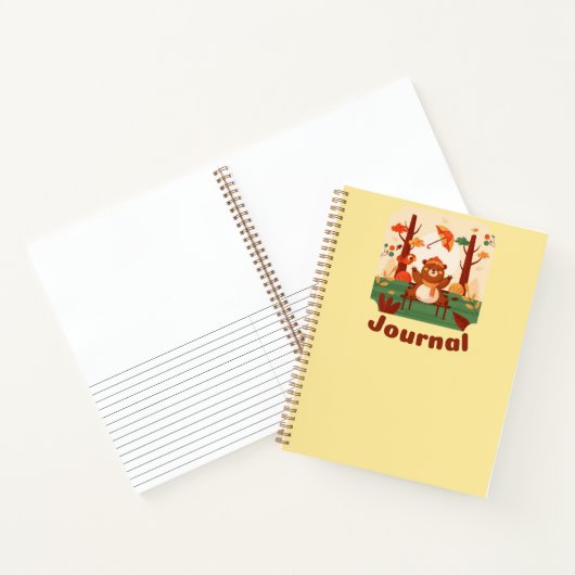 Autumn Journal cadeau voor haar 🤎🥨🍁✨ Notitieboek (Binnen)