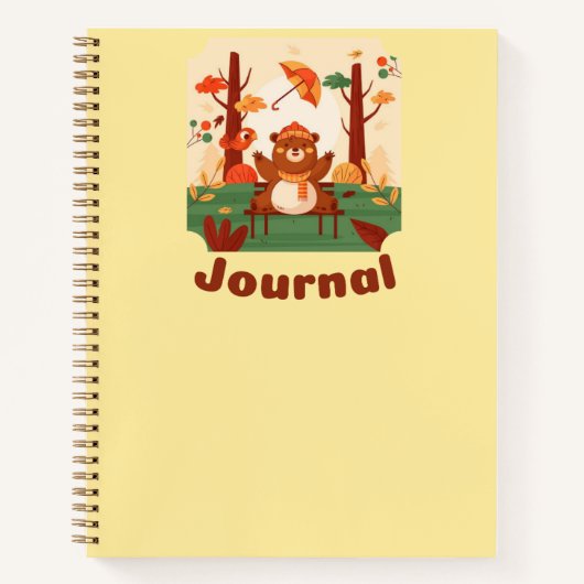 Autumn Journal cadeau voor haar 🤎🥨🍁✨ Notitieboek (Voorkant)