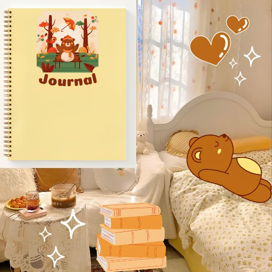 Autumn Journal cadeau voor haar 🤎🥨🍁✨ Notitieboek