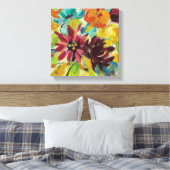 Autumn Joy Flowers Canvas Afdruk (Insitu (Slaapkamer))