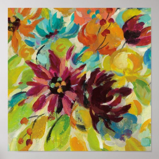 Autumn Joy Flowers Poster (Voorkant)