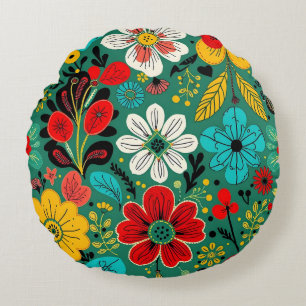 Autumn Joy N01 Rond Kussen