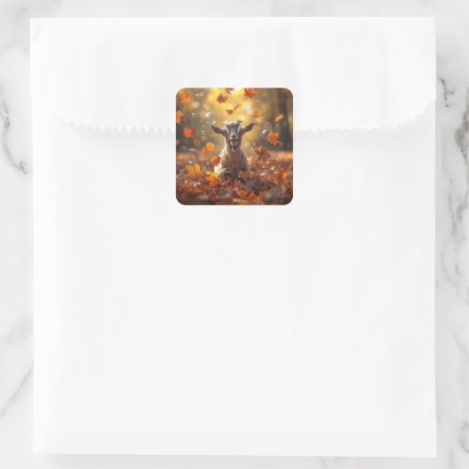 Autumn Joy Vierkante Sticker (Tas)