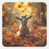Autumn Joy Vierkante Sticker (Voorkant)