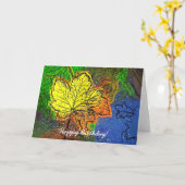 AUTUMN KAART (Gele Bloem)