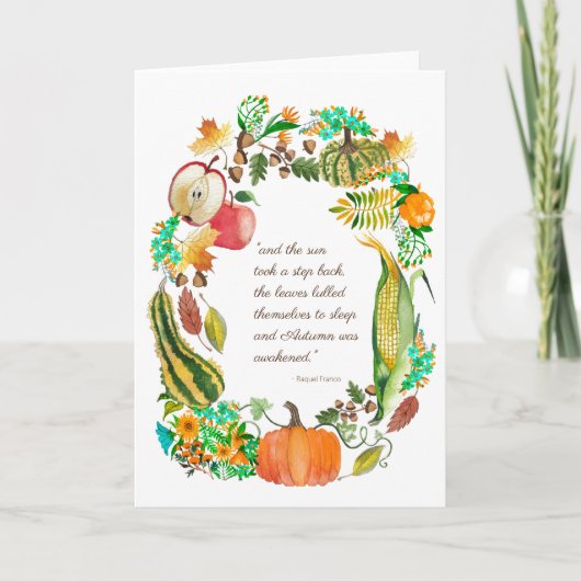 Autumn Kaart Art for Charity (Voorkant)