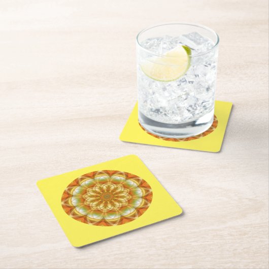 Autumn Kaleidoscope Kartonnen Onderzetters (Insitu)