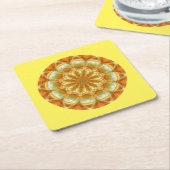 Autumn Kaleidoscope Kartonnen Onderzetters (Schuin)