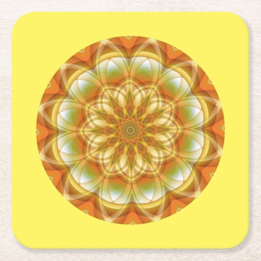 Autumn Kaleidoscope Kartonnen Onderzetters (Voorkant)