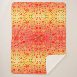 Autumn Kaleidoscope Sherpa Deken