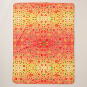 Autumn Kaleidoscope Sherpa Deken