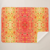 Autumn Kaleidoscope Sherpa Deken (Voorkant (horizontaal))