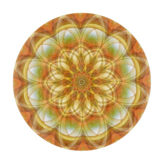 Autumn Kaleidoscope Snijplank (Voorkant)