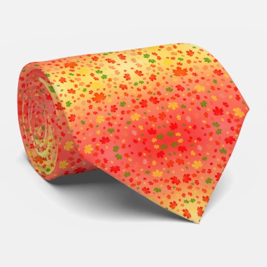 Autumn Kaleidoscope Stropdas (Opgerold)