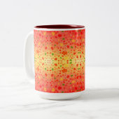 Autumn Kaleidoscope Tweekleurige Koffiemok (Voorkant links)